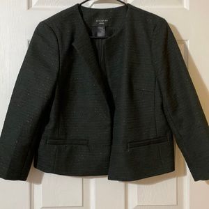 Dark Green Shall/cloak style blazer